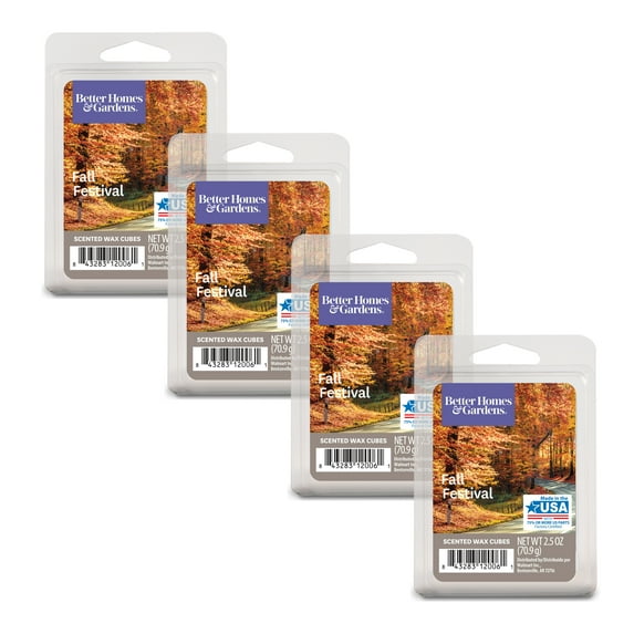 Better Homes & Gardens Fall Festival Wax Melt, 2.5 Ounces, 4-Pack