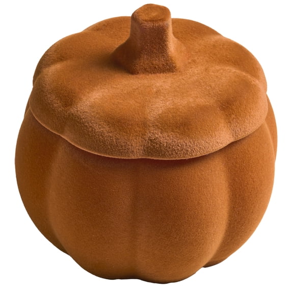 Better Homes & Gardens Farm Apple Pumpkin 2-Wick Flocked Pumpkin Jar Candle