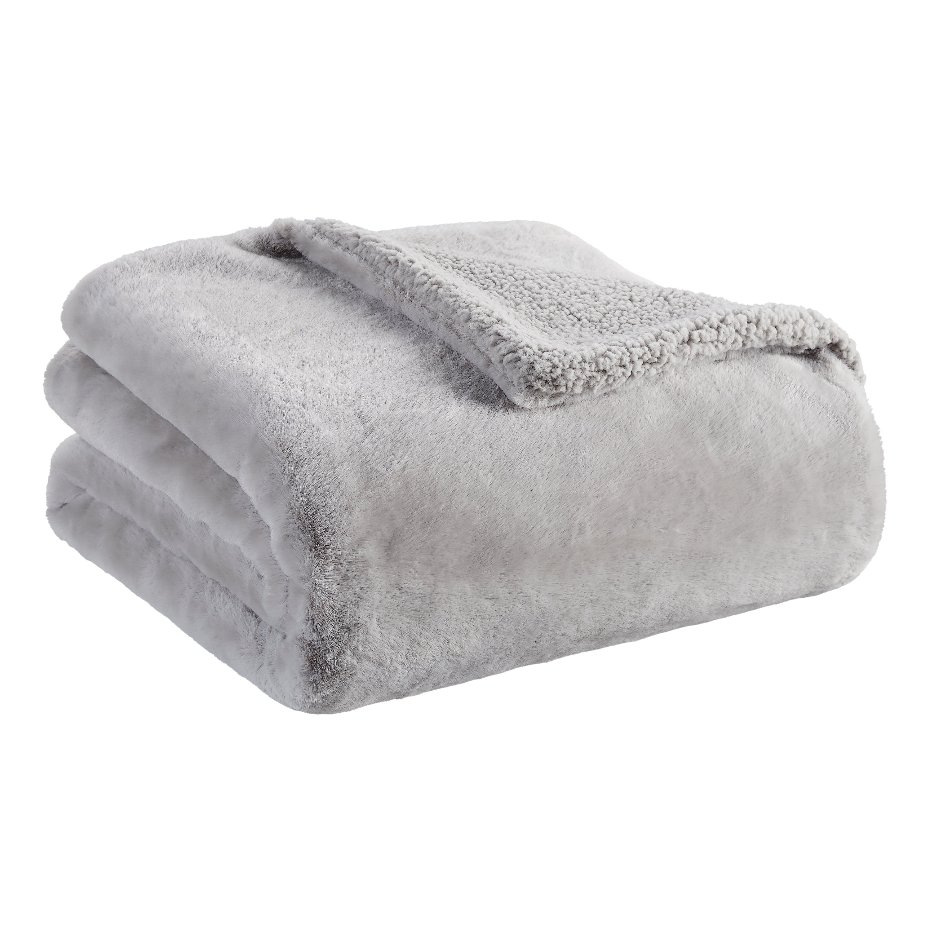 Better Homes & Gardens Faux Fur Throw, 50