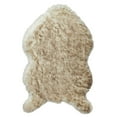 thumbnail image 1 of Better Homes & Gardens Faux Sheepskin Fur Pelt Indoor Area Rug, Natural, 30"x47", 1 of 4