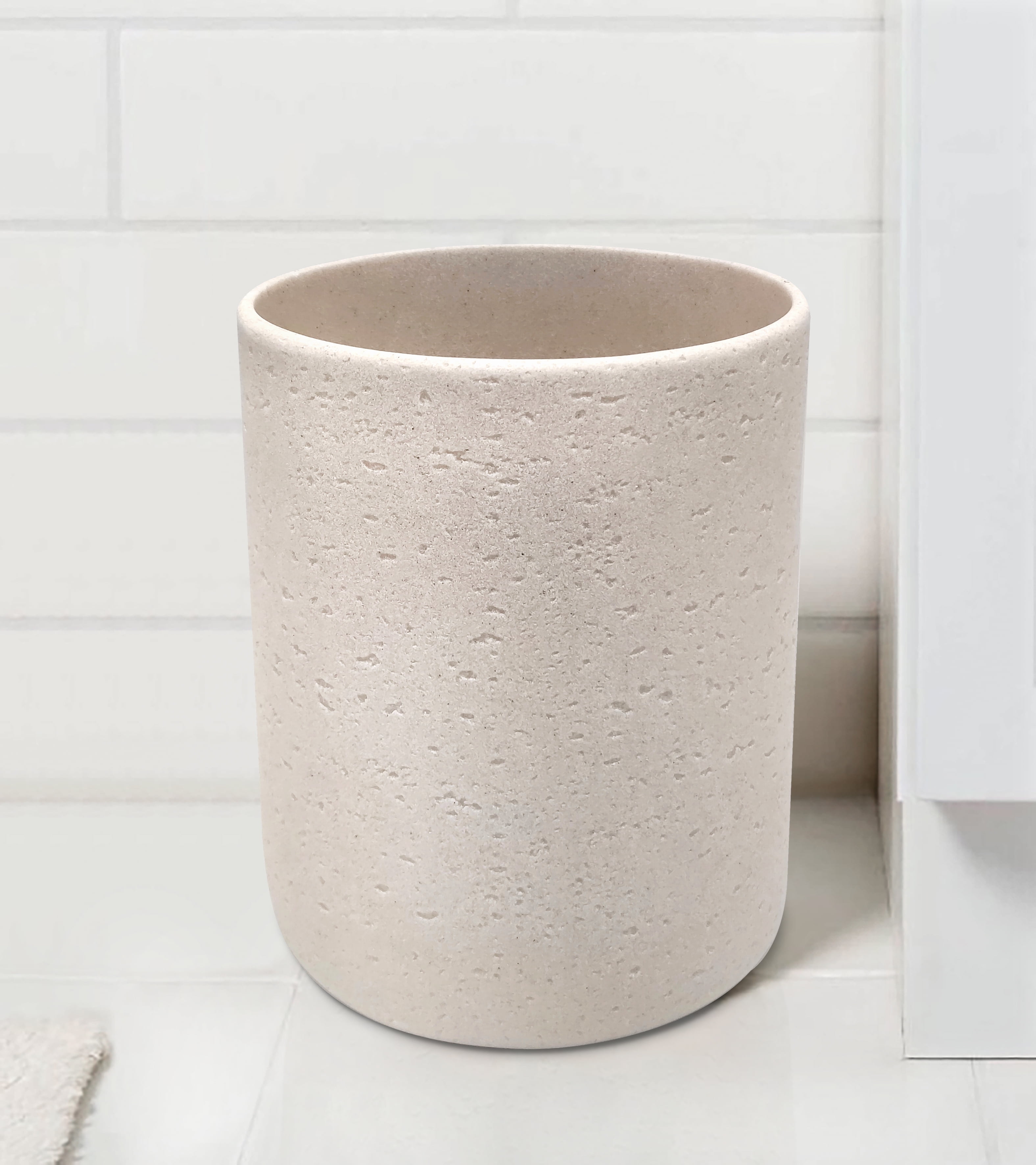 Better Homes & Gardens Faux Stone Indoor Waste Can - Walmart.com