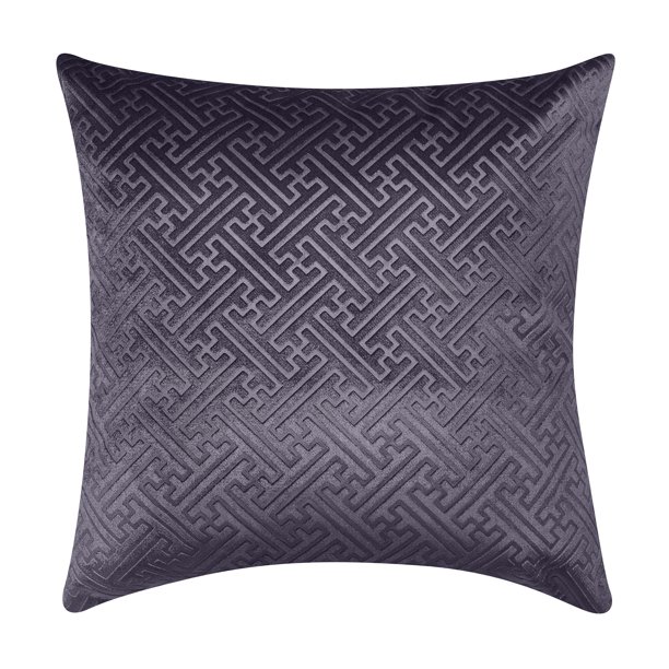 Better Homes & Gardens Feather Filled Greek Key Velvet Jacquard