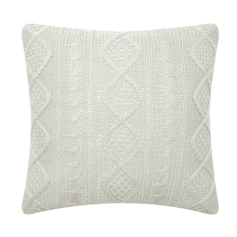 Cable knit sweater pillow outlet