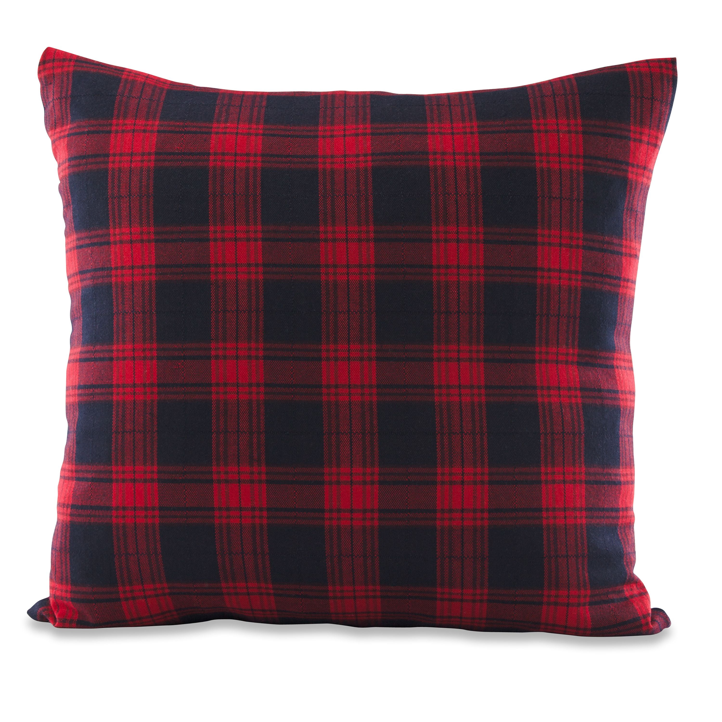 Better Homes & Gardens Feather Filled Windowpane Check Decorative Throw