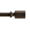 thumbnail image 1 of Better Homes & Gardens Flare 1" Dia. 42"-120" Single Curtain Rod, Oil Rubbed Bronze, 1 of 8