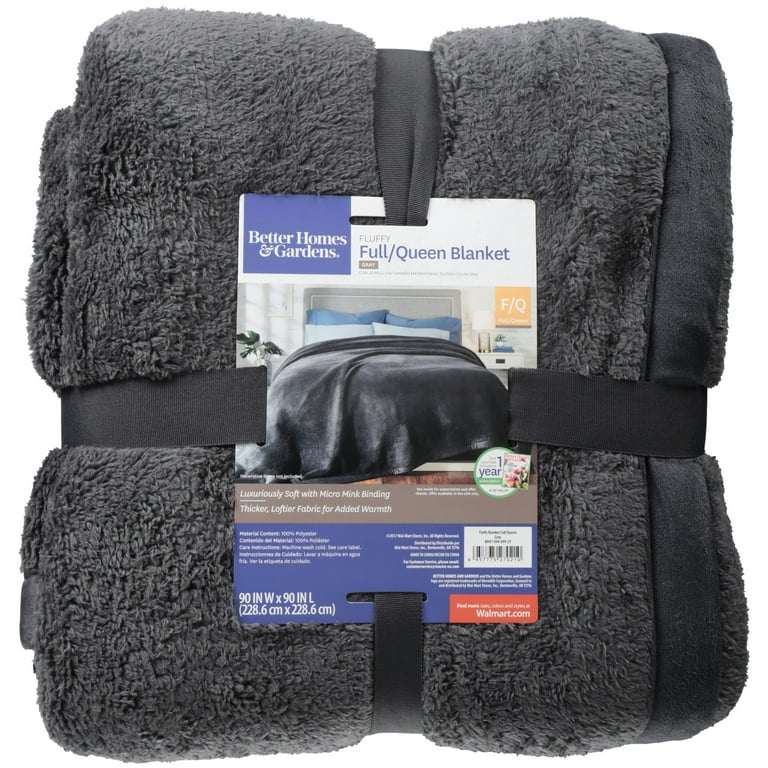 Better Homes Gardens Fluffy Blanket 1 Each Walmart