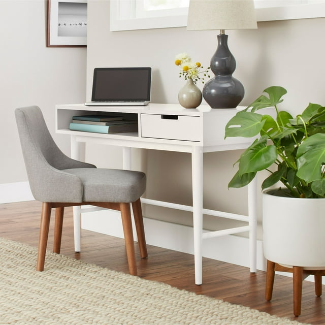 Better Homes & Gardens Flynn Mid Century Modern Desk, Multiple Colors