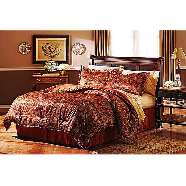 Better Homes & Gardens Full Medina Paisley Comforter Set, 4 Piece