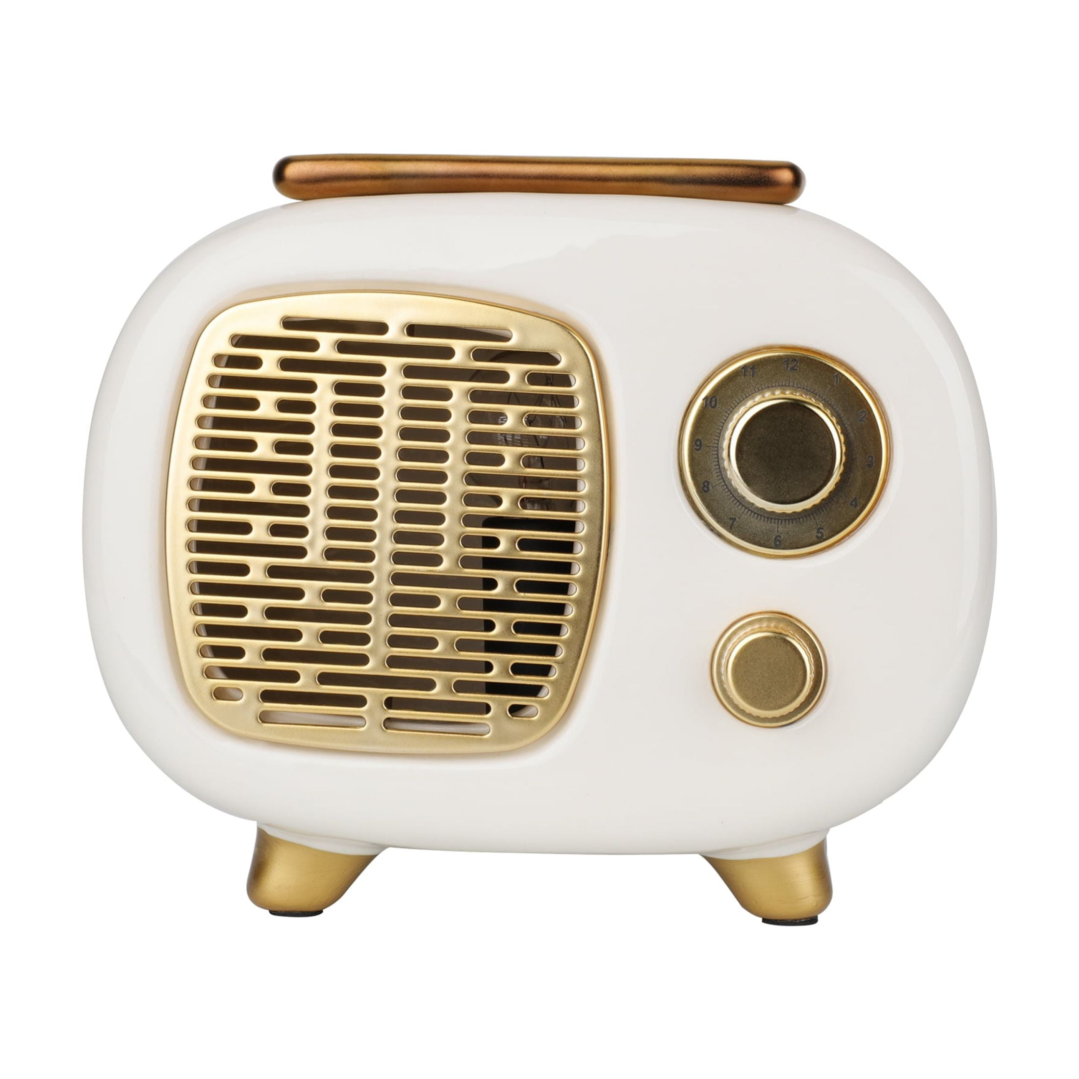 Better Homes & Gardens Vintage Radio Ceramic Wax Candle Warmer, White
