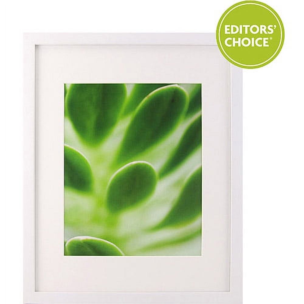 Better Homes & Gardens Gallery 11" x 14" Without Mat for 8" x 10", Wall Picture Frame, White - image 1 of 5