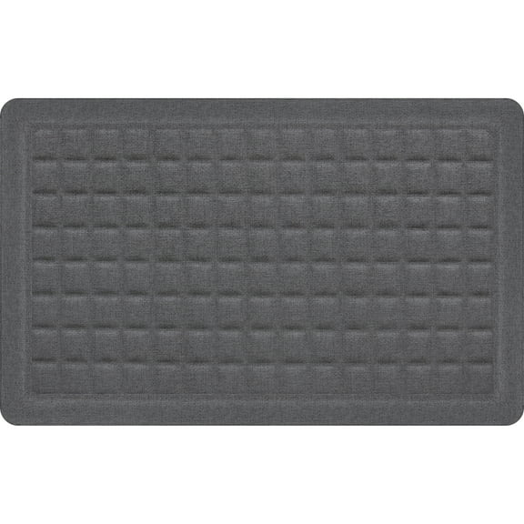 Better Homes & Gardens Gel Comfort Fallon Collection Gray Stone 20" x 32" Anti-Fatigue Kitchen Mat