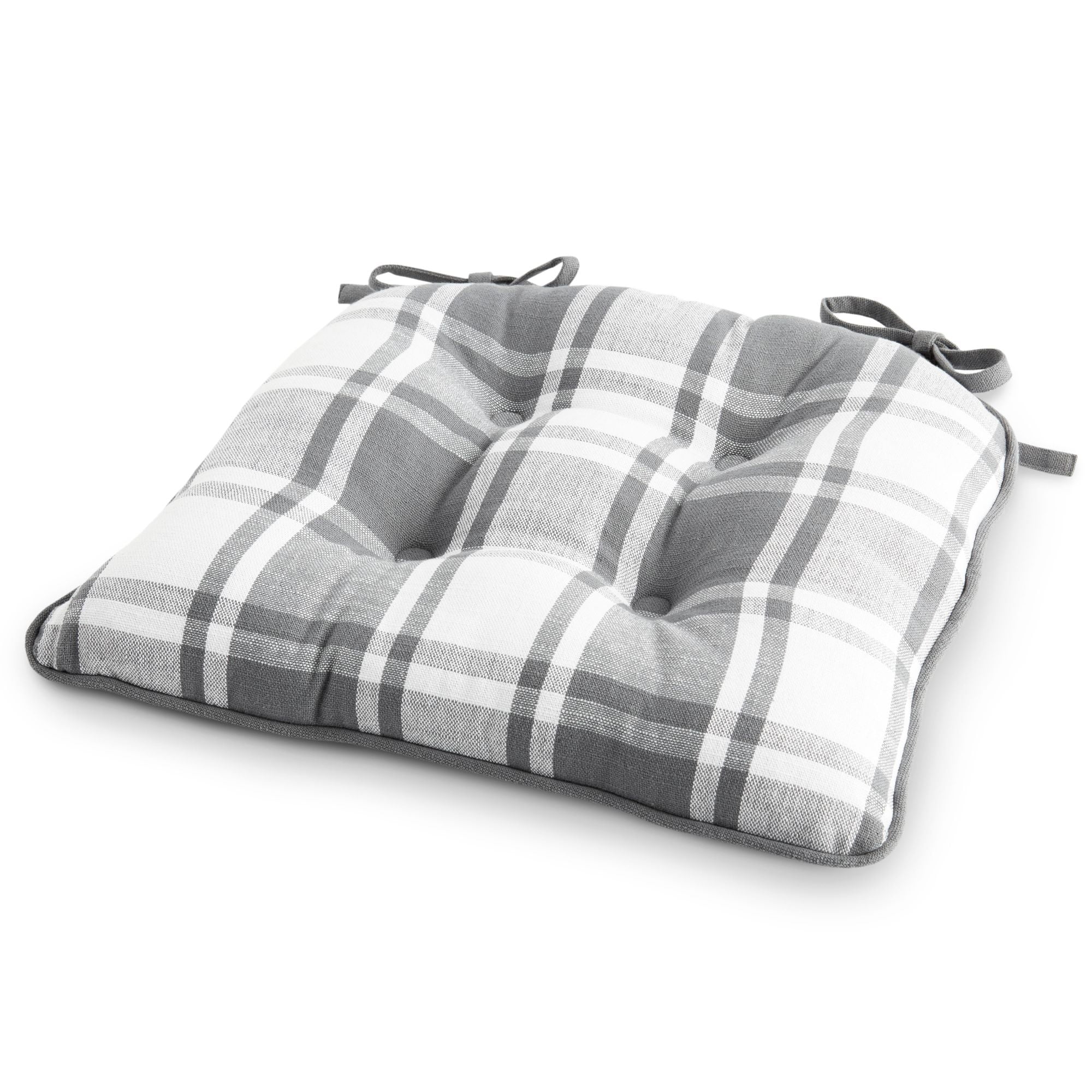 Full Foam Cushion Comfort Seat Standard Plaid