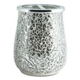 thumbnail image 1 of Better Homes & Gardens Glimmer Mosaic Glass Toothbrush Holder, Shiny Silver Grey, 1 of 7