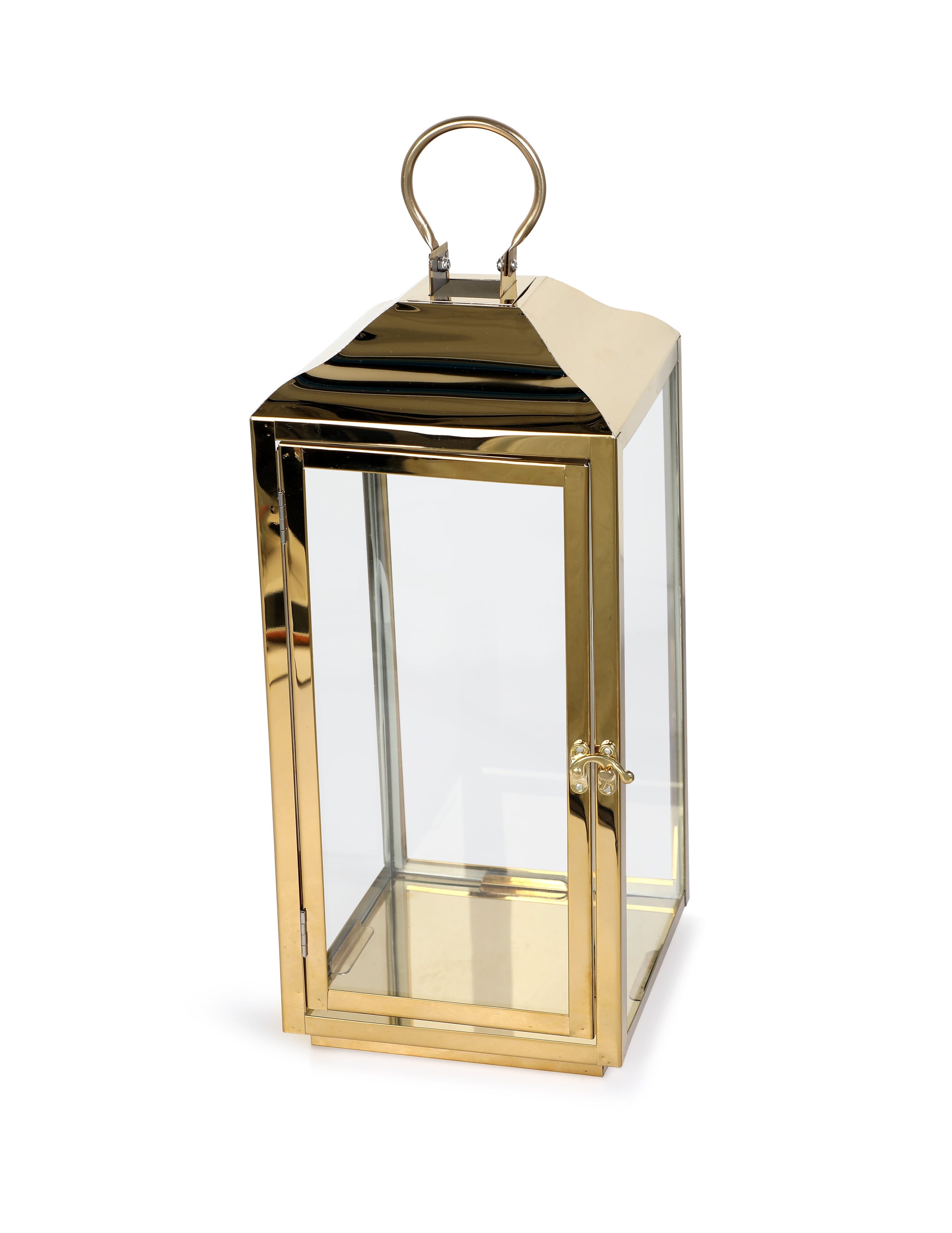Shop Better Homes & Gardens Gold Metal Lantern Candle Holder Great