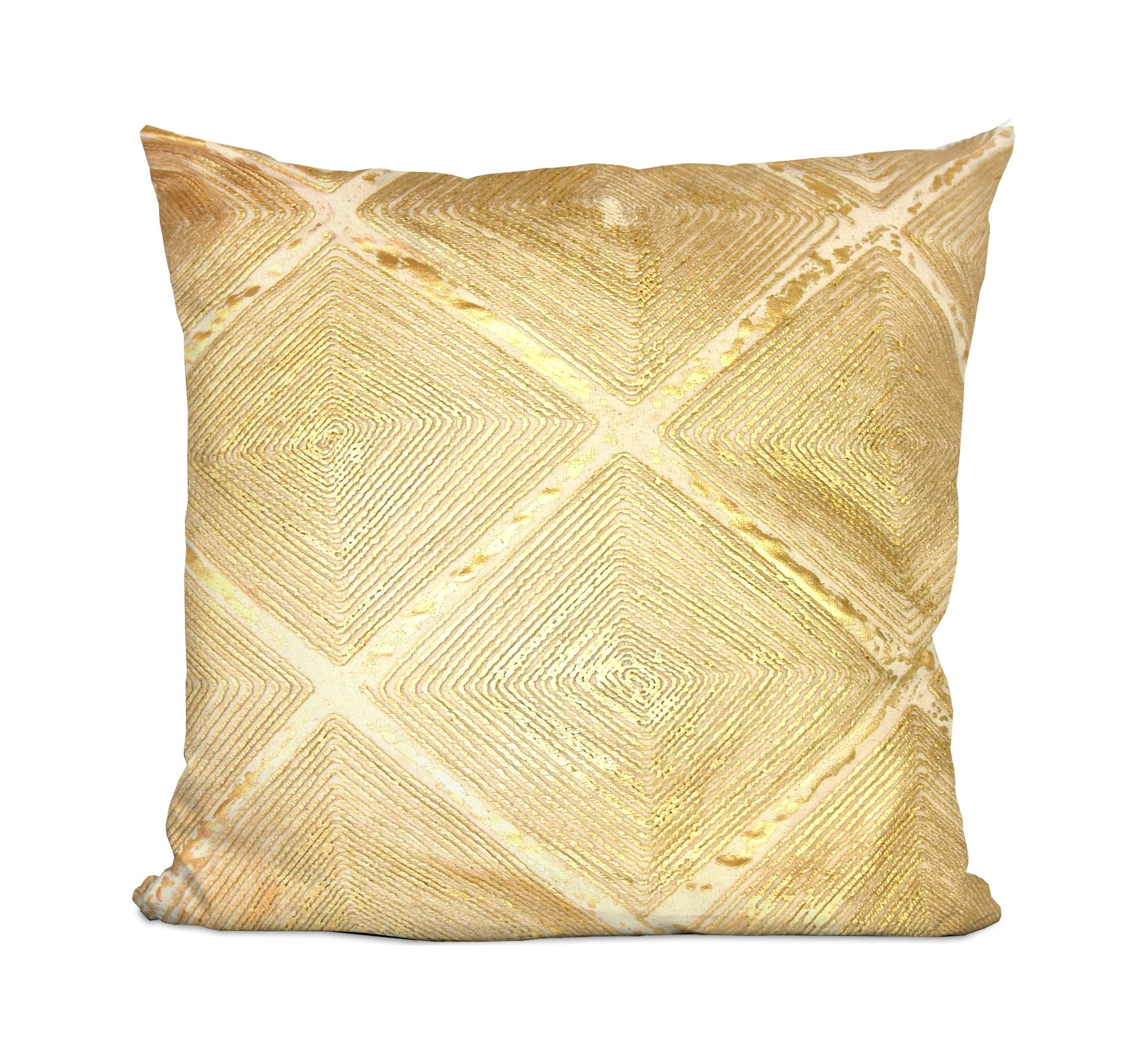 Better Homes & Gardens Gold Metallic Throw Pillow