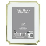 Better Homes & Gardens Gold Ornate Tabletop Picture Frame, 7 x 9 Frame with Mat for 5 x 7 Photo