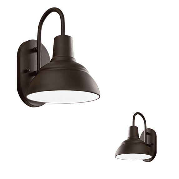 Better Homes &Gardens Goose Traditional Indoor Wall Vanity Sconce Light, Bronze Finishes with Bulb