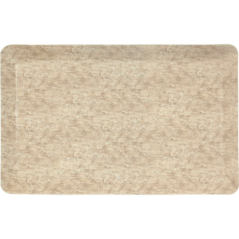 Homdkor Ceramic Tile Pattern Anti Fatigue Kitchen Floor Mat 32 inch x 20 inch, Size: Floor Mat 32L x 20W, Gray