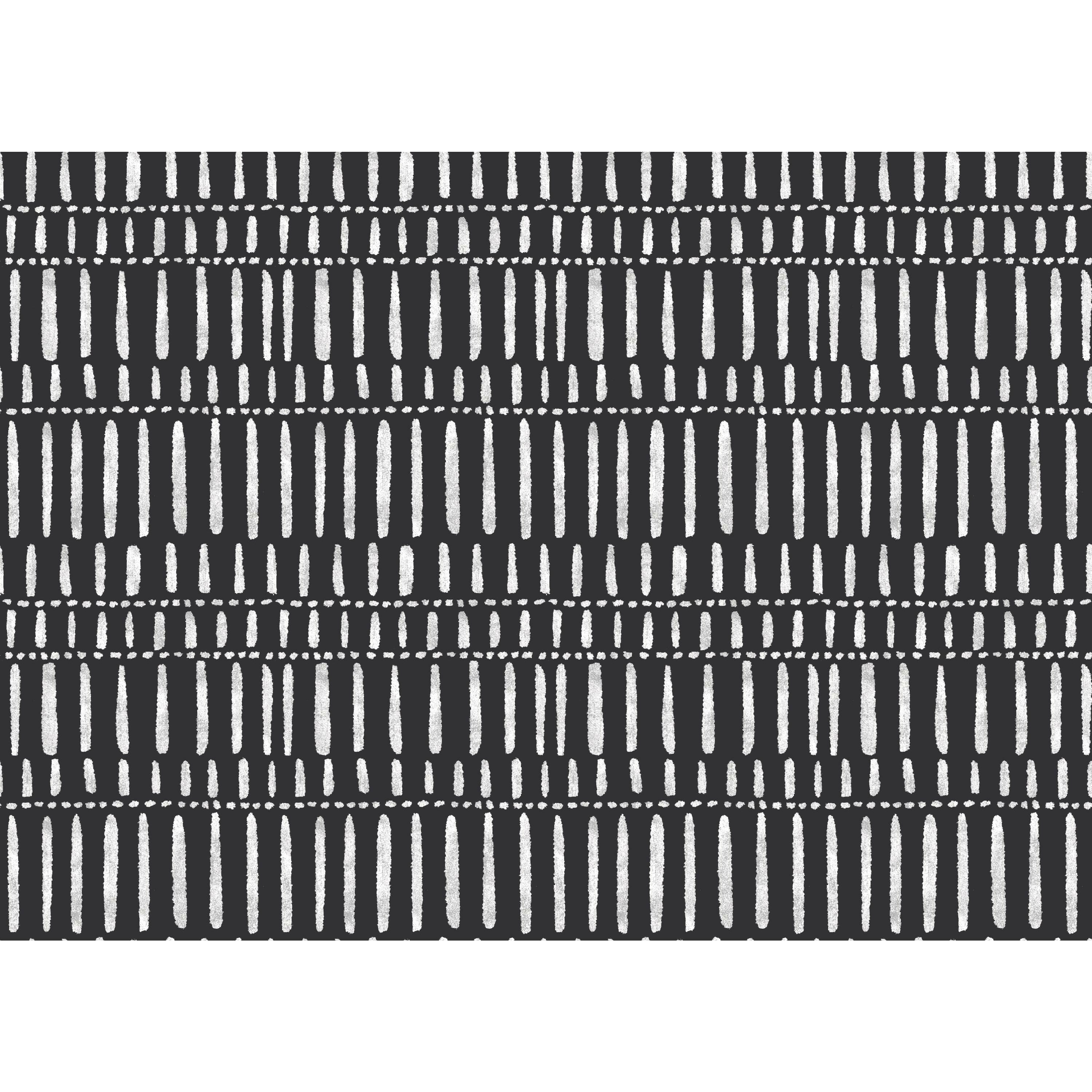 Better Homes & Gardens Gray Peel & Stick Wallpaper, Organic Stripe, 18" x 18.86'