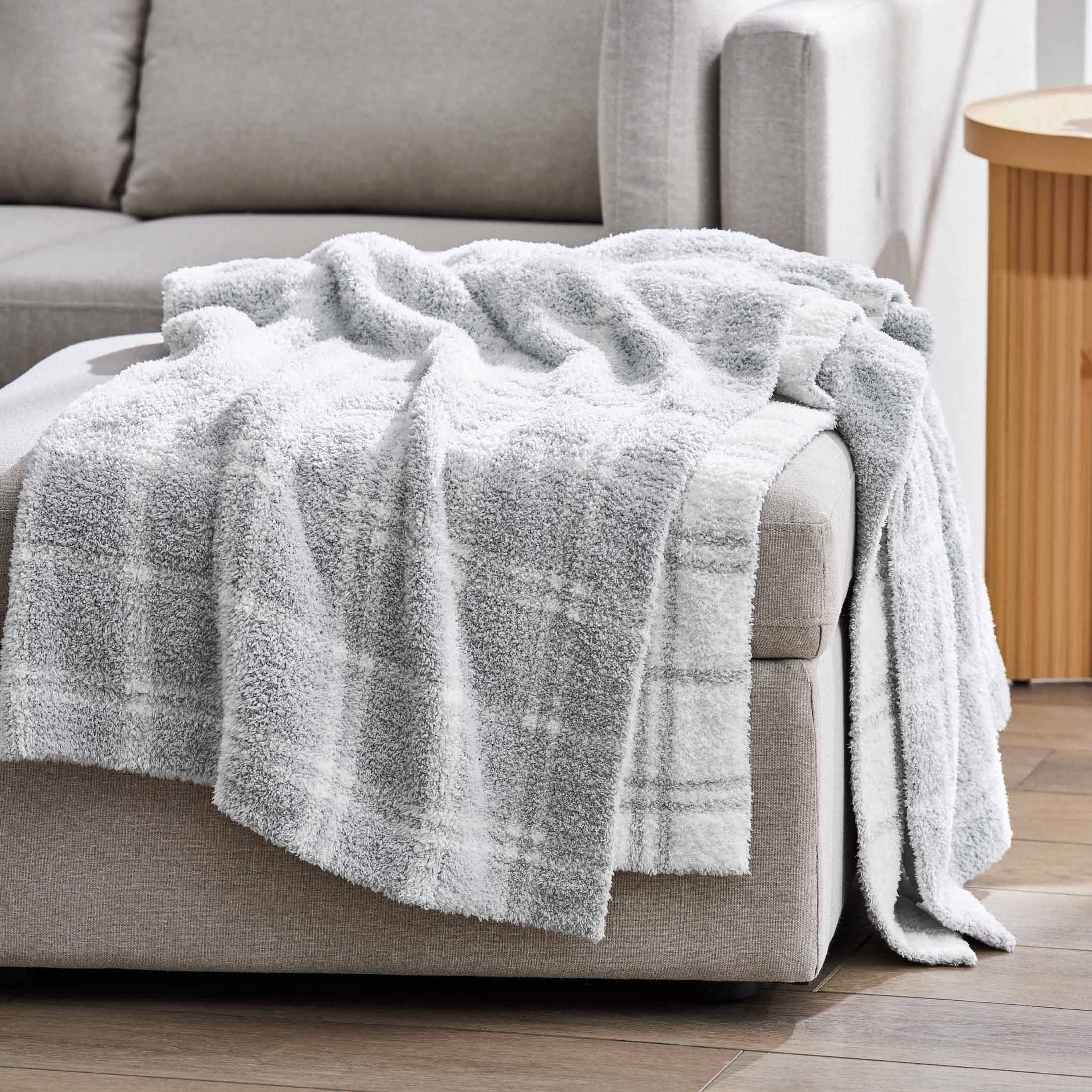 Better Homes Gardens Soft Green 50X72 Cozy Knit Throw Walmart