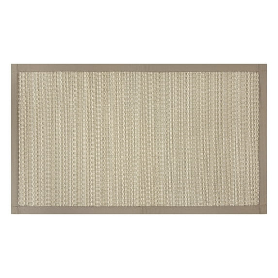 Better Homes & Gardens Gray Woven Polypropylene 20" x 34" Indoor Kitchen Rug