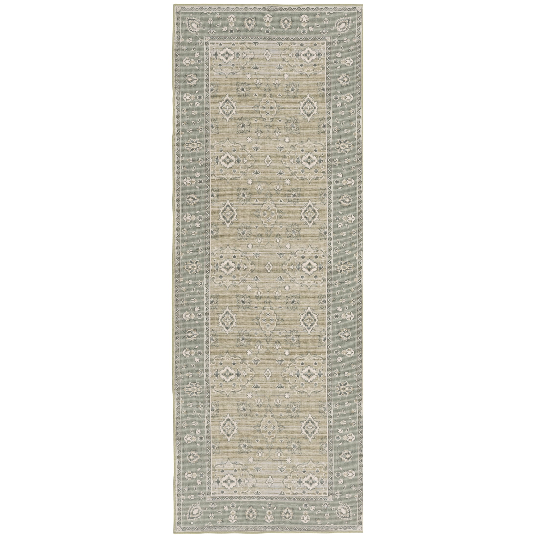 Better Homes & Gardens Lillian Green Persian Runner Rug, 2 ft 6 in x 7 ft
