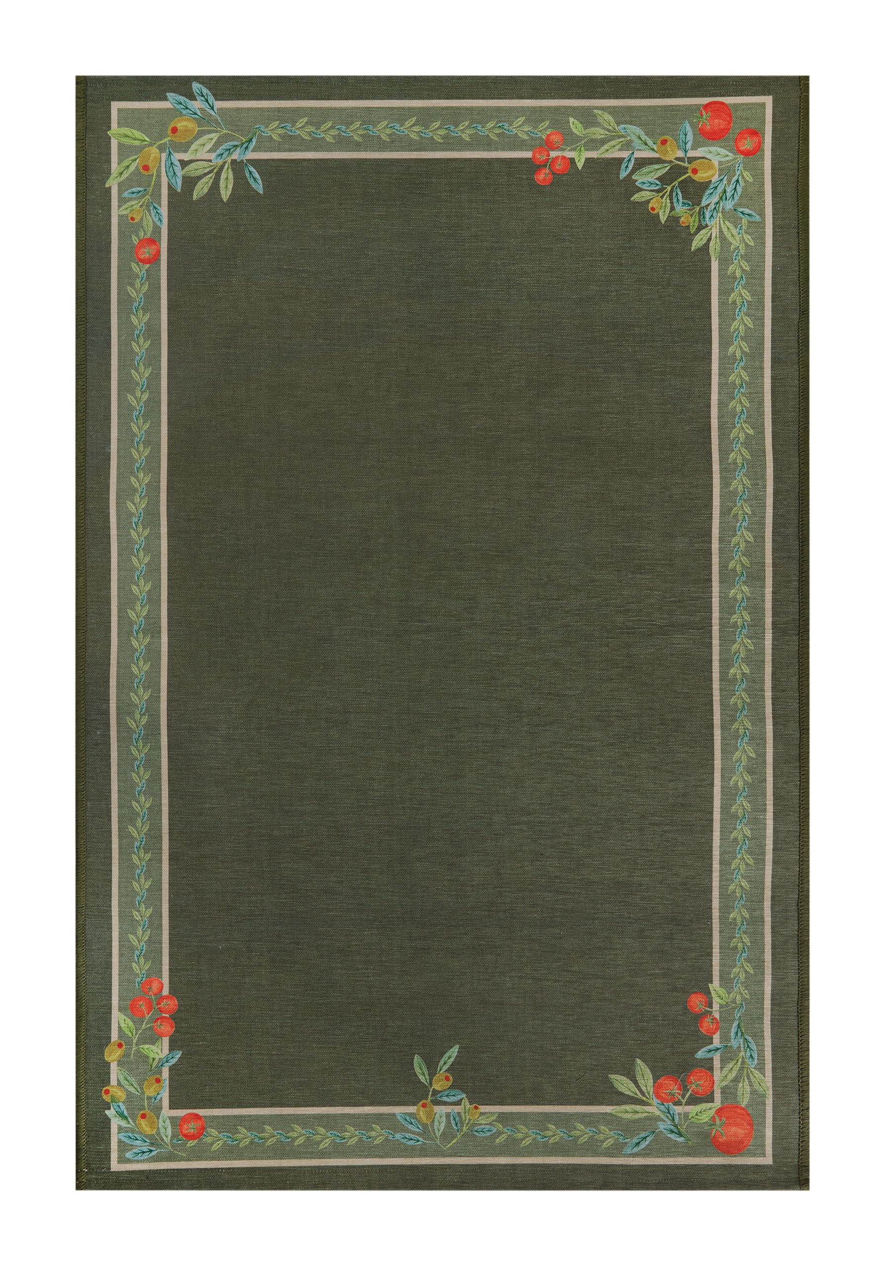 Better Homes & Gardens Green Olive & Tomato 30" x 46" Accent Rug