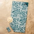 thumbnail image 1 of Better Homes & Gardens Green Palm Quick Dry Travel Beach Towel, 38" x 72", 1 of 7