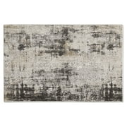 Better Homes & Gardens Grey Abstract Indoor Area Rug, 30" x 46"