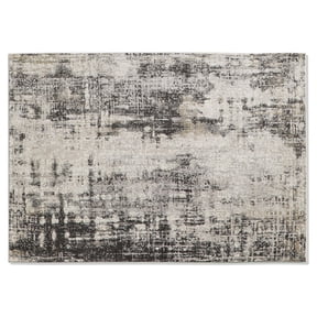 Better Homes & Gardens Abstract Indoor Area Rug, Grey, 8 ft x 10 ft