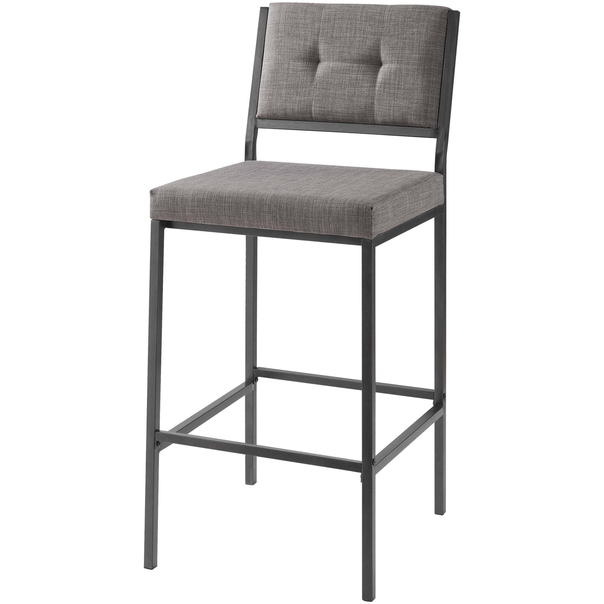 Better Homes & Gardens Gunmetal & Oatmeal Joan Barstool