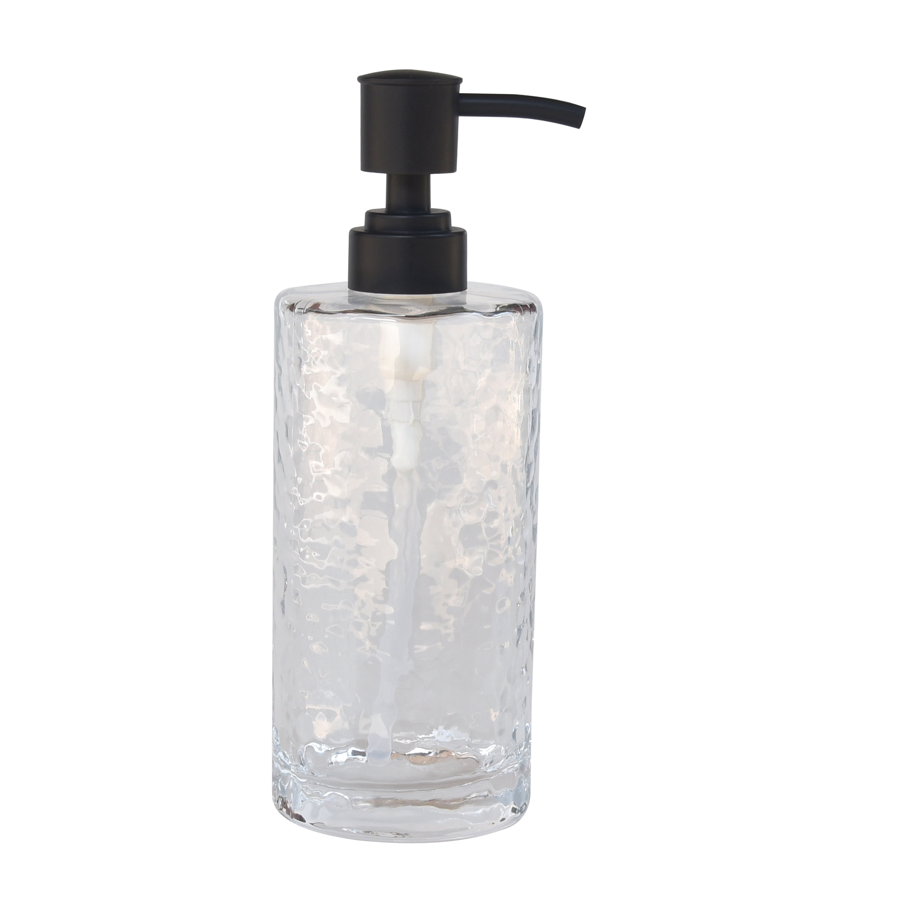 Better Homes & Gardens Hammered Glass Soap Pump - Walmart.com