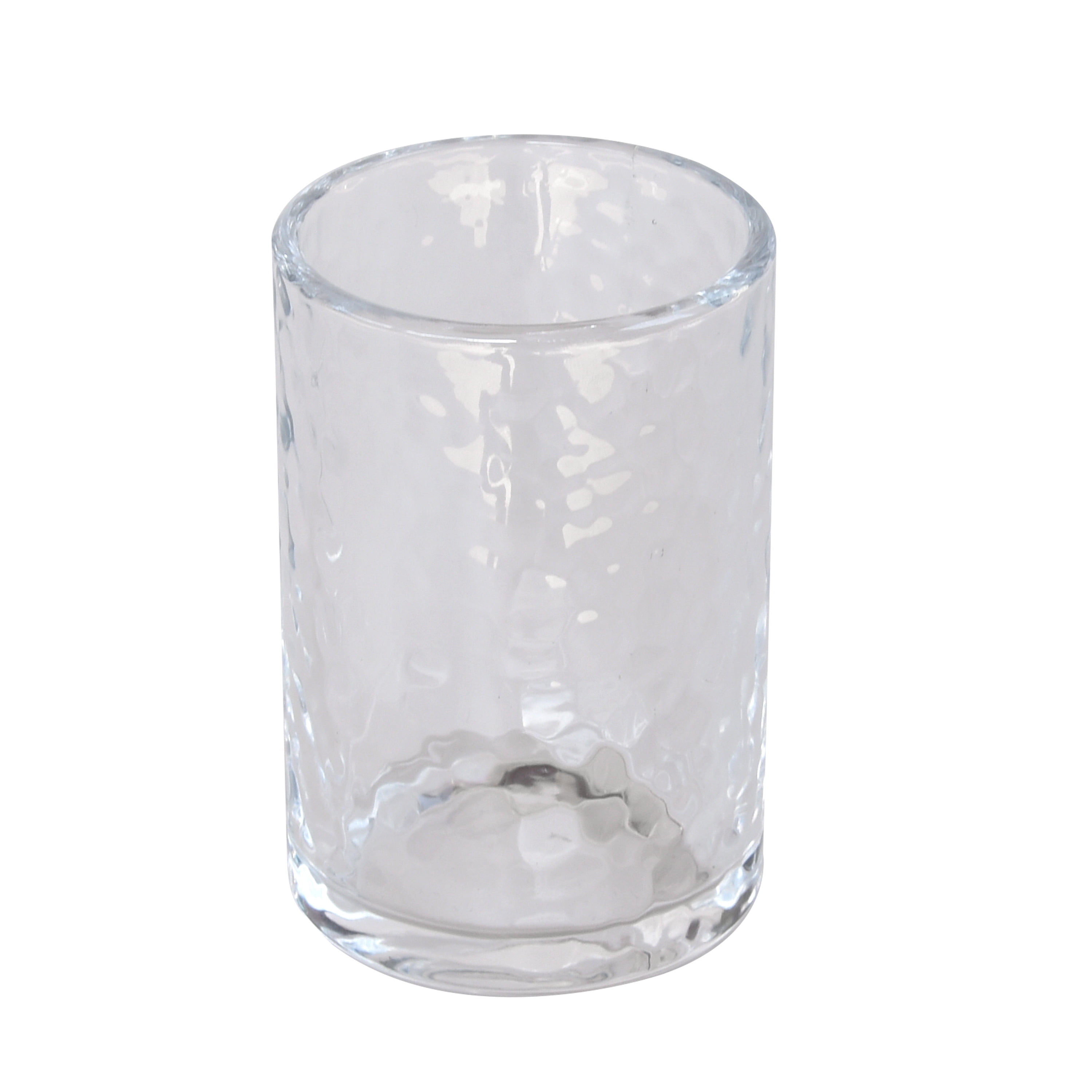 Better Homes & Gardens Hammered Glass Toothbrush Holder, Clear - Walmart.com
