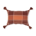 thumbnail image 1 of Better Homes & Gardens Harvest Plaid Outdoor Throw Pillow, 14" x 20" Oblong, 1 of 6