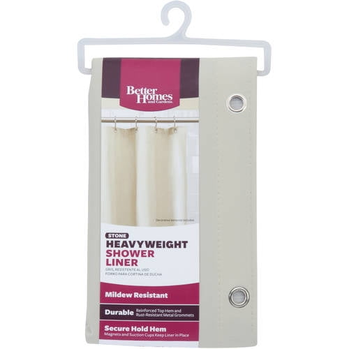 Better Homes & Gardens Heavy Weight Shower Curtain Liner, 1 Each