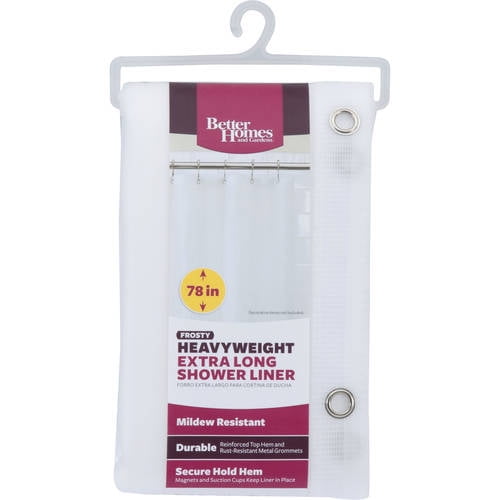 Better Homes & Gardens Heavy Weight Shower Peva Curtain Liner