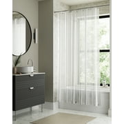 Better Homes & Gardens Heavyweight PEVA Shower Liner, 70" W x 72" H, Soft Silver