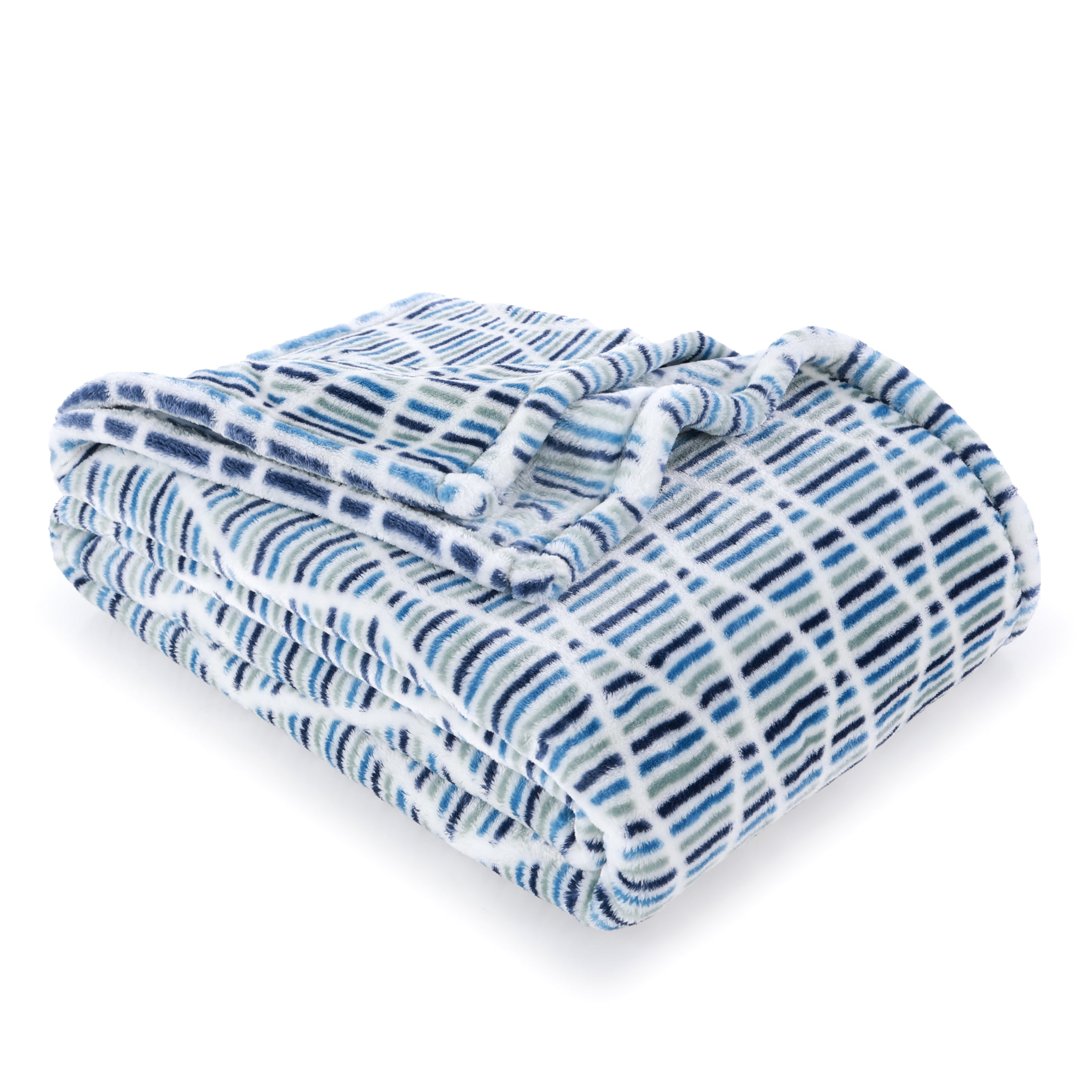Better Homes Gardens Heavyweight Recycled Polyester Velvet Plush Throw Ottico Diamonds 50 x 72 Walmart