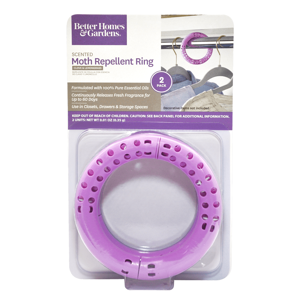 Better Homes & Gardens Herbal Moth Repellent Rings Clove & Lemongrass