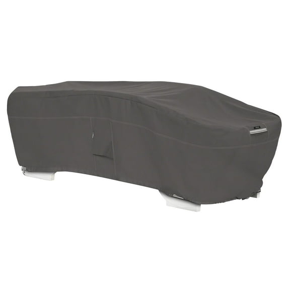 Classic Accessories Ravenna Water-Resistant Stackable 75 x 27 x 20 Inch Chaise Lounge Cover
