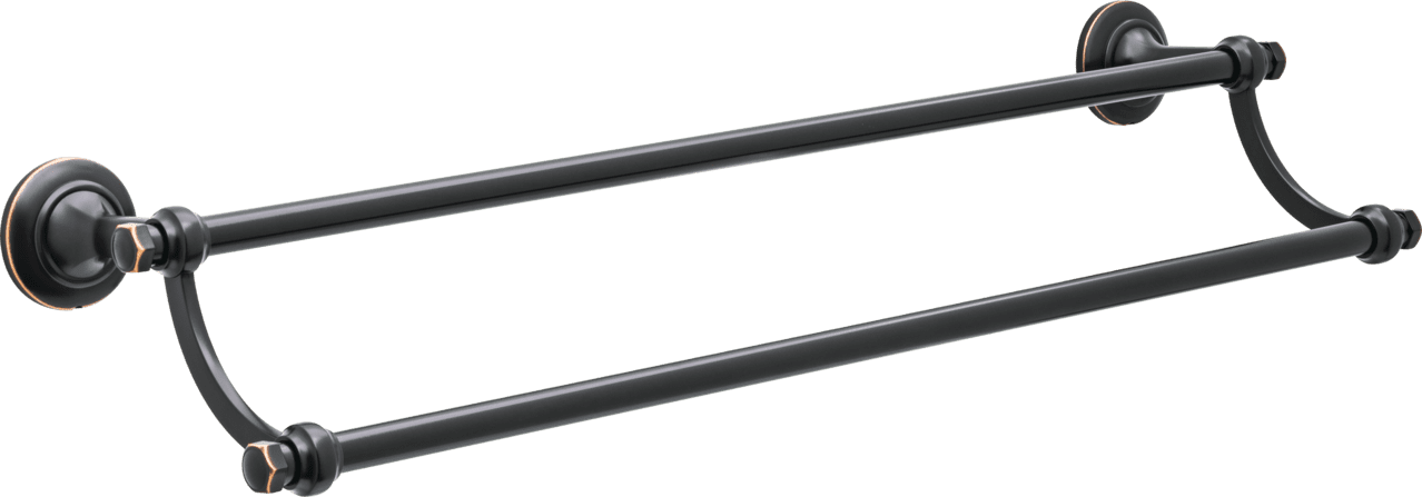 Better Homes & Gardens Holbrook 24" Double Towel Bar, Towel Holder, Oil Rubbed Bronze