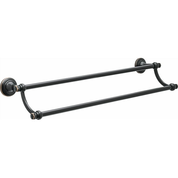 Better Homes & Gardens Holbrook 24" Double Towel Bar, Towel Holder, Oil Rubbed Bronze