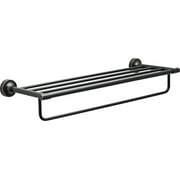 Better Homes & Gardens Holbrook 24" Towel Rack with Item Storage, Oil Rubbed Bronze