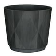 thumbnail image 1 of Better Homes & Gardens Hudson Black Resin Planter, 15.7" Dia x 13.8" H, 1 of 9