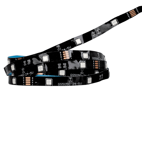 Better Homes & Gardens Indoor 6.5 ft USB Color Changing Integrated LED Strip Light (1-Pack)