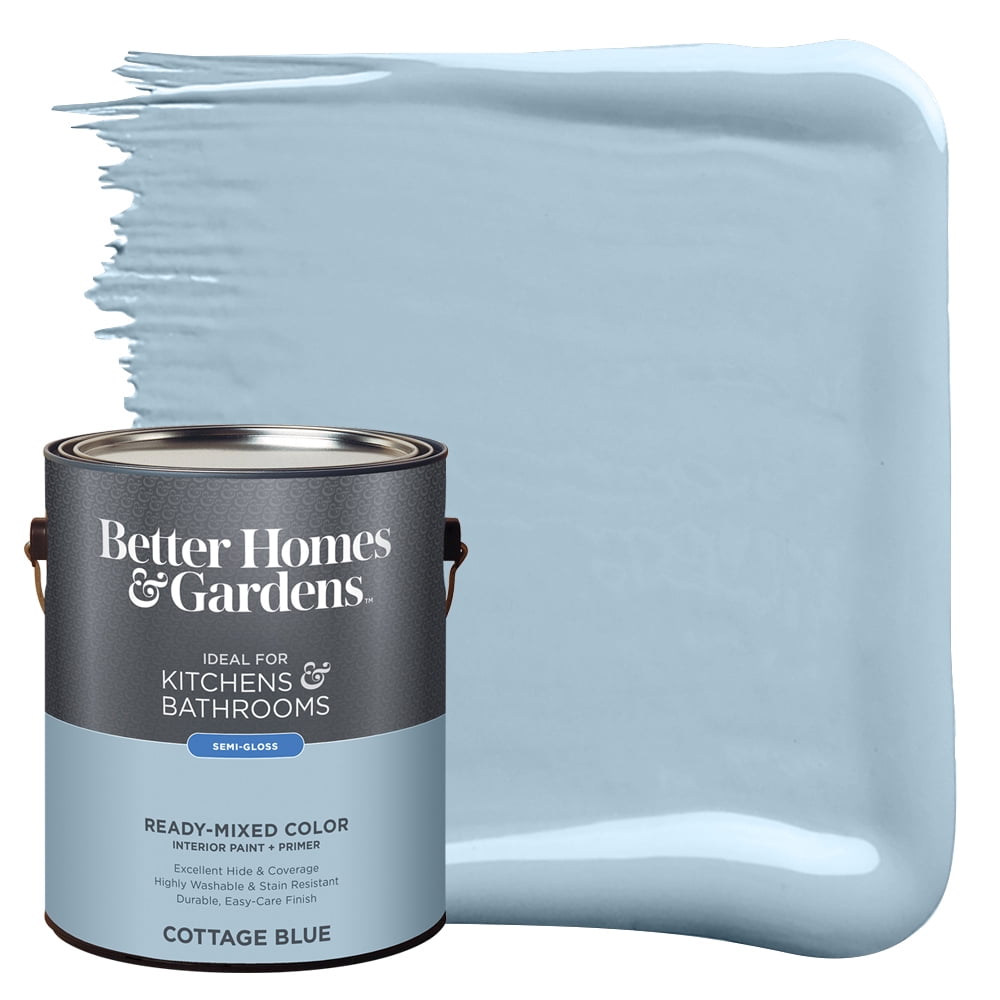 Better Homes & Gardens Interior Paint and Primer, Cottage Blue