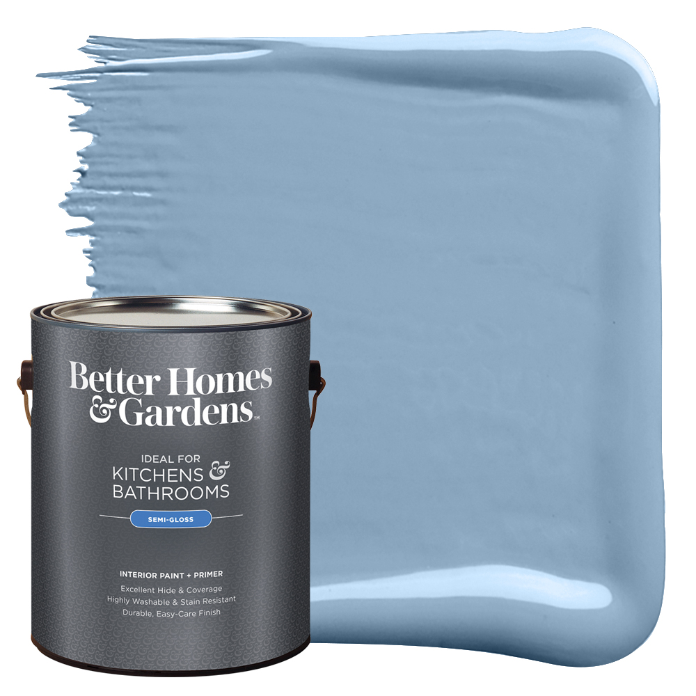 Better Homes & Gardens Interior Paint and Primer, Skylar Blue  Blue, 1  Gallon, Satin - Walmart.com