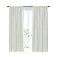 thumbnail image 1 of Better Homes & Gardens Jacquard Velvet Blackout Curtain, Back Tab, Indoor Single Panel, Vanilla Dream, 50" W x 84" L, Adult, 1 of 5