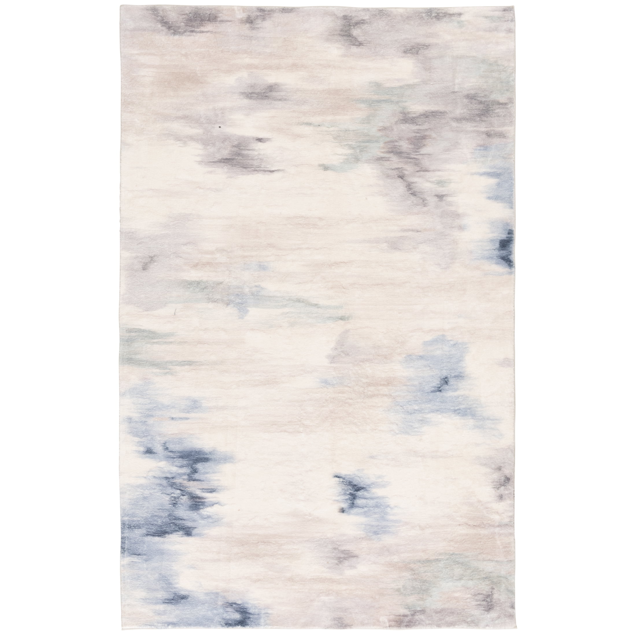Better Homes & Gardens Jenni Blue Abstract Area Rug, 5'x8'