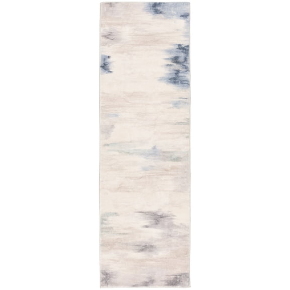 Better Homes & Gardens Jenni Blue Abstract Runner Rug, 2'6"x8'